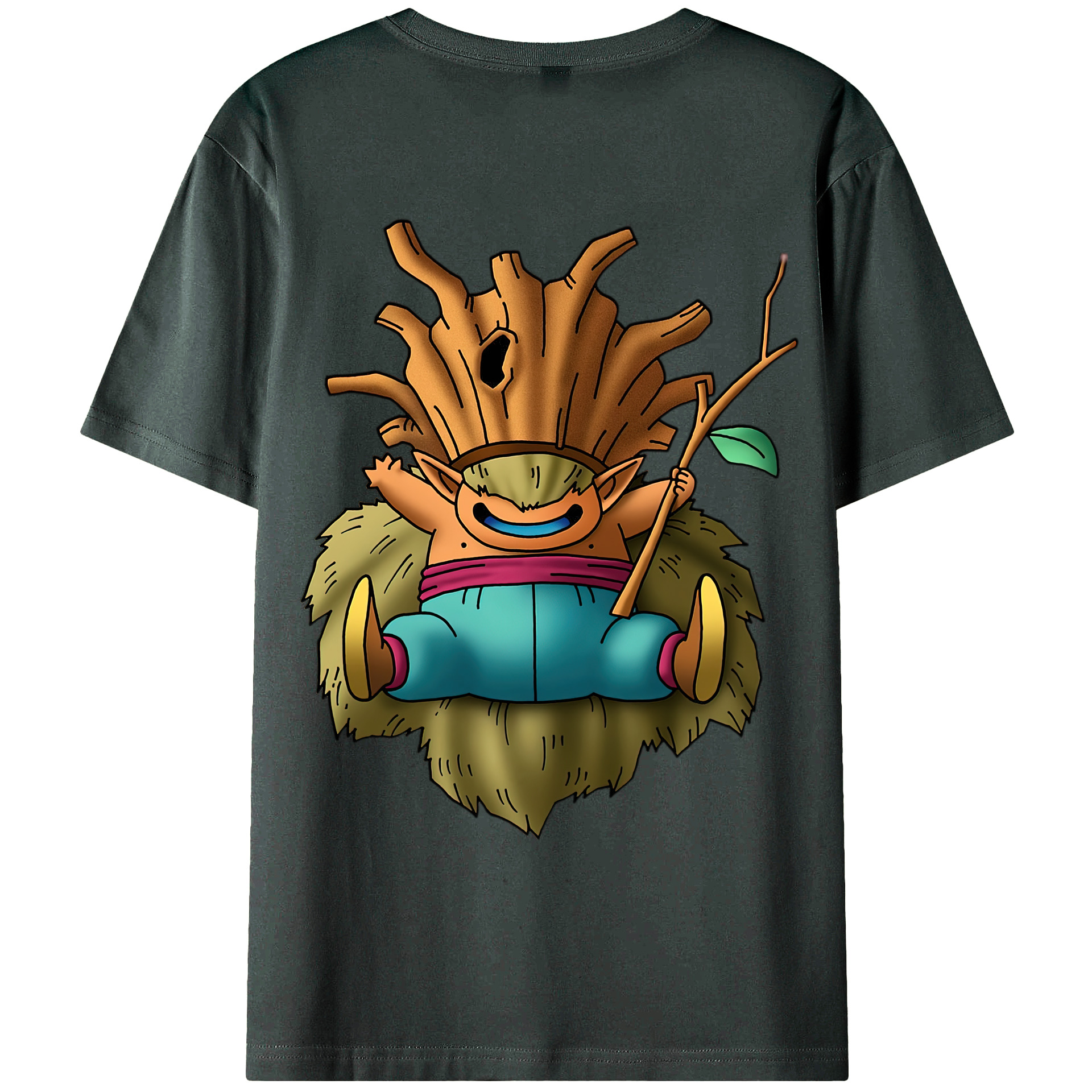 （画像用） ドラゴンクエスト Doragon Kuesuto Dragon Quest 綿100％ メンズ半袖Tシャツ（バックプリント） 通気性